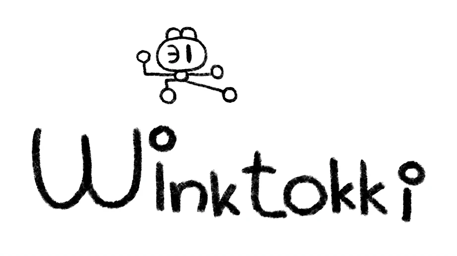 Winktokki in Hangul and English