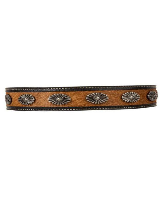 Thumbnail: Rounder Leather Concho Hat Band