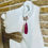 Thumbnail: Gold Teardrop Ruby Drop Earrings