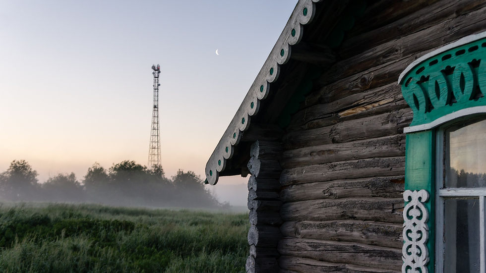 Деревенский рассвет