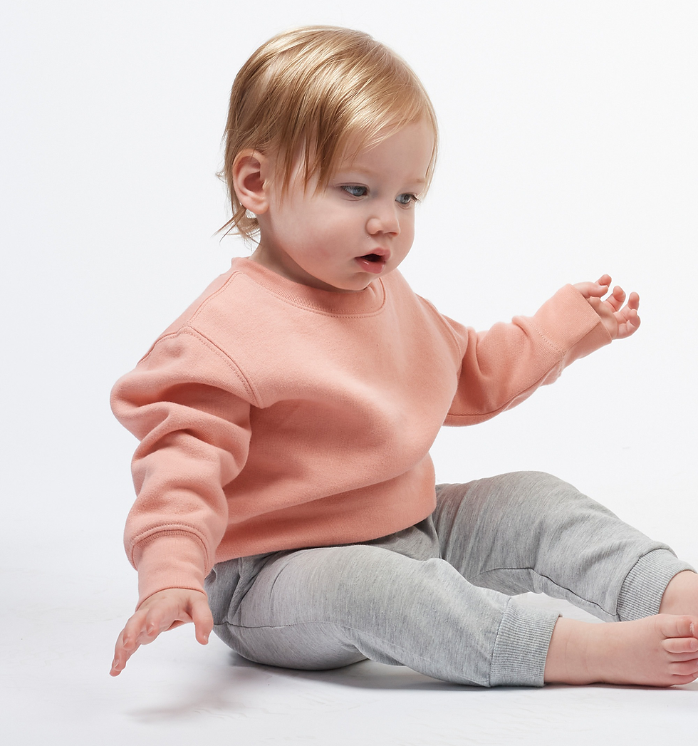 Thumbnail: Toddler Crewneck Fleece with CUSTOM left chest embroidery