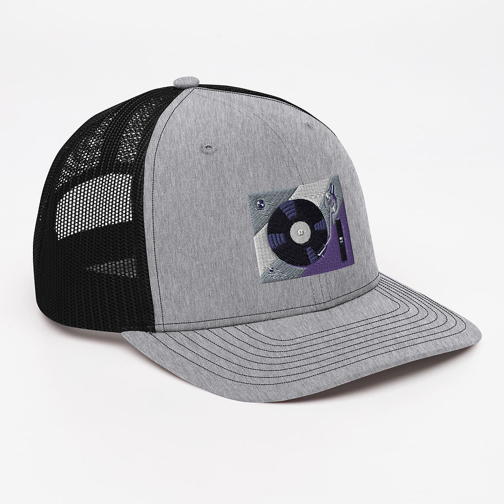 Thumbnail: Turntable Trucker Cap (Puff Embroidery)