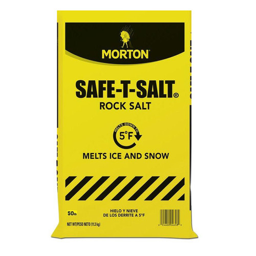 Morton STS Rock Salt 50 lb bag Greenfield Supplies