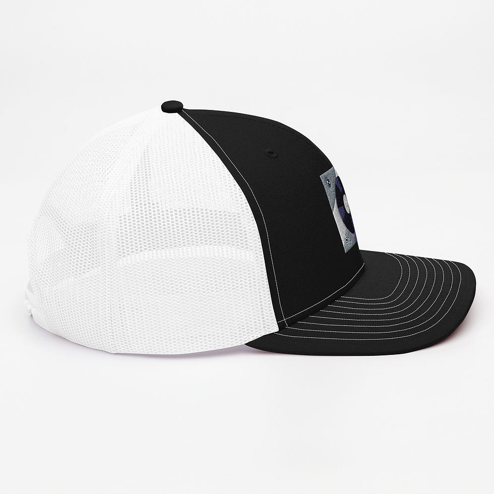 Thumbnail: Turntable Trucker Cap (Puff Embroidery)
