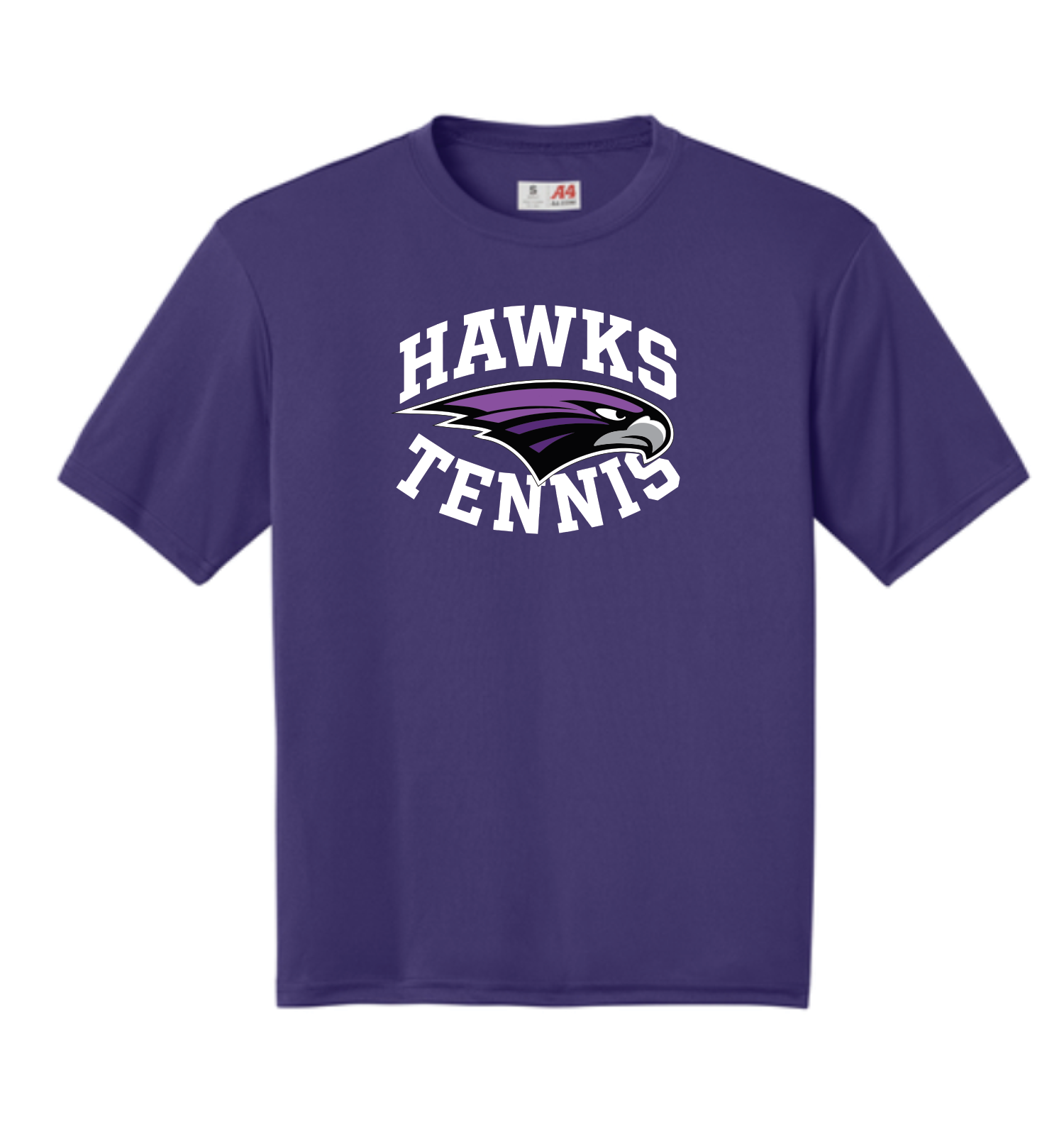 BHHS Tennis performance t-shirt-purple-C2