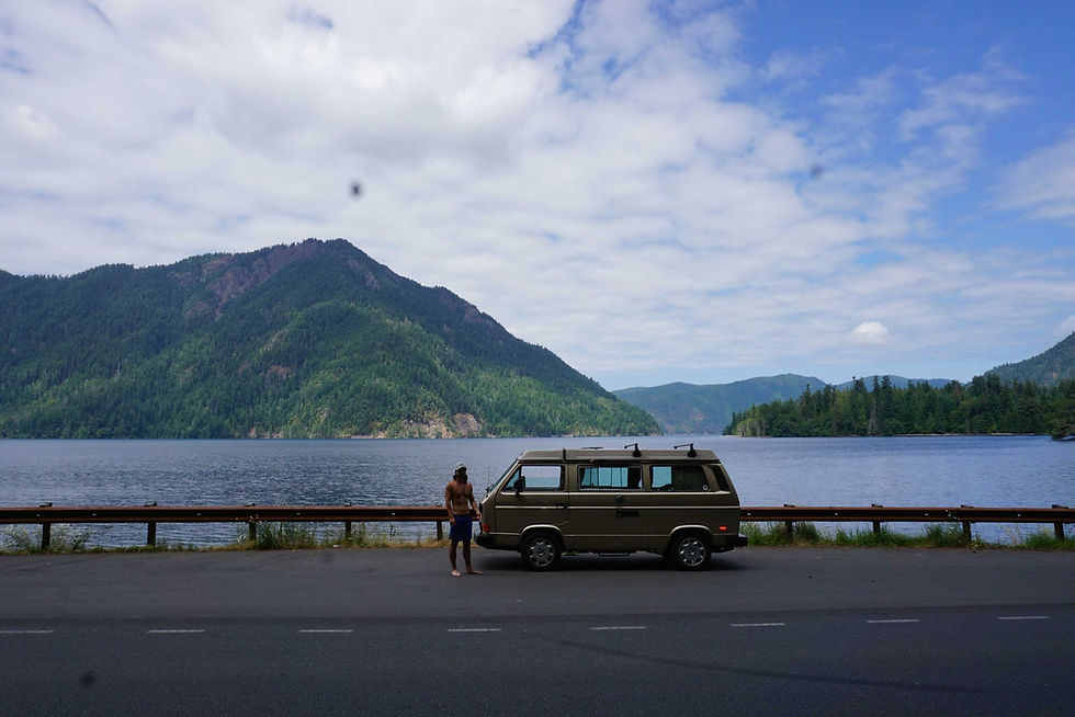 Life in a Vanagon is pretty great with views like these.