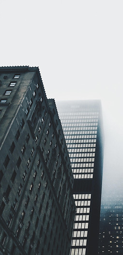 Mist Over Skyscrapers