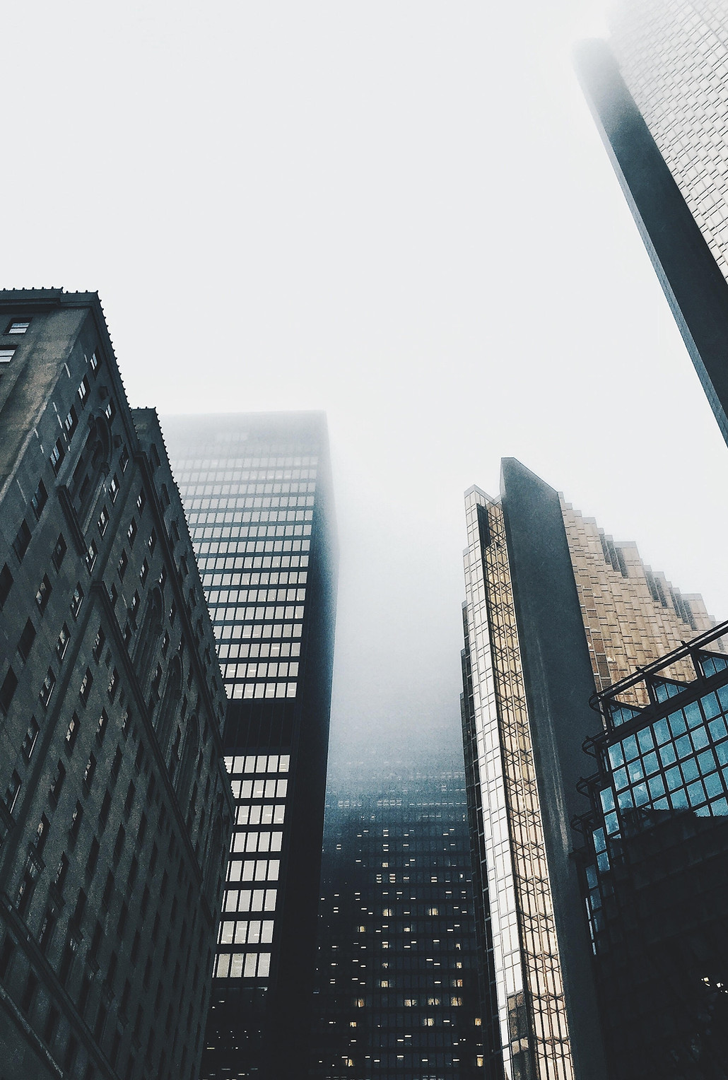 Mist Over Skyscrapers