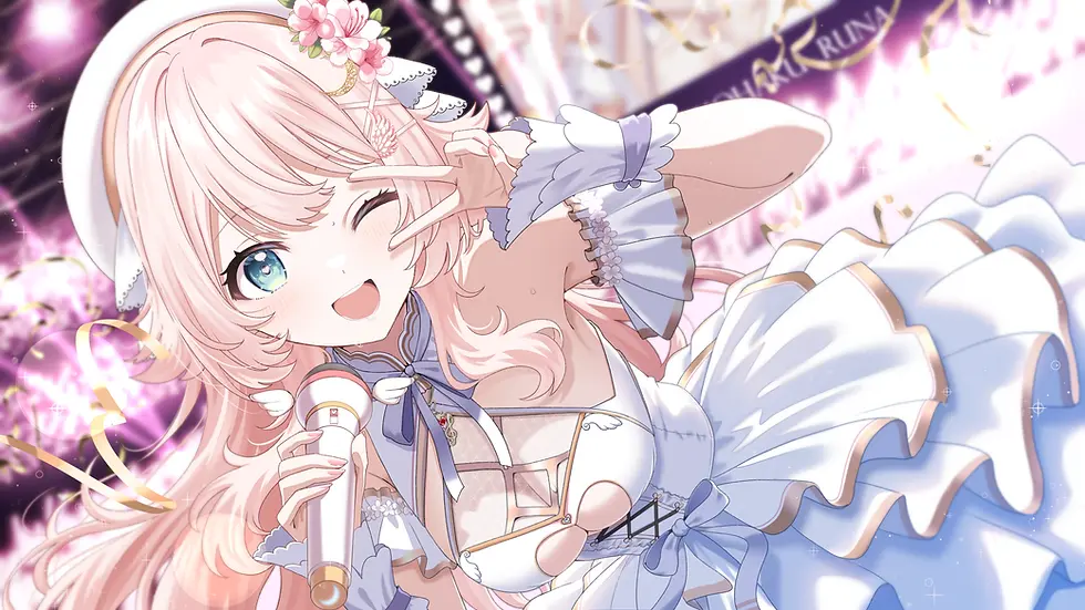 恋白るな Live2Dモデル・3D化記念ビジュアル