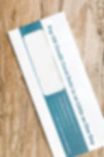 credit card info envelope