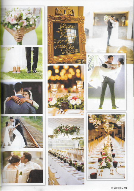 Happily Ever After Wedding In In Vogue Magazine Issue 39