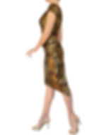 Miniatura: Gold & Copper tuxedo pencil skirt