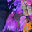 Miniaturbild: Pink + Purple Splatter charmeuse circle skirt
