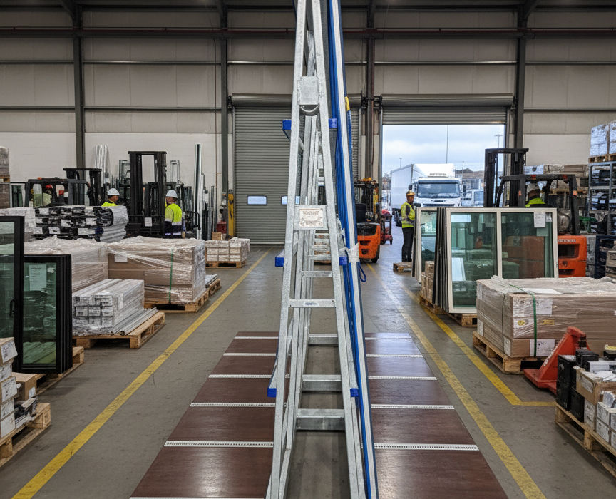 demountable frame in factory unloaded