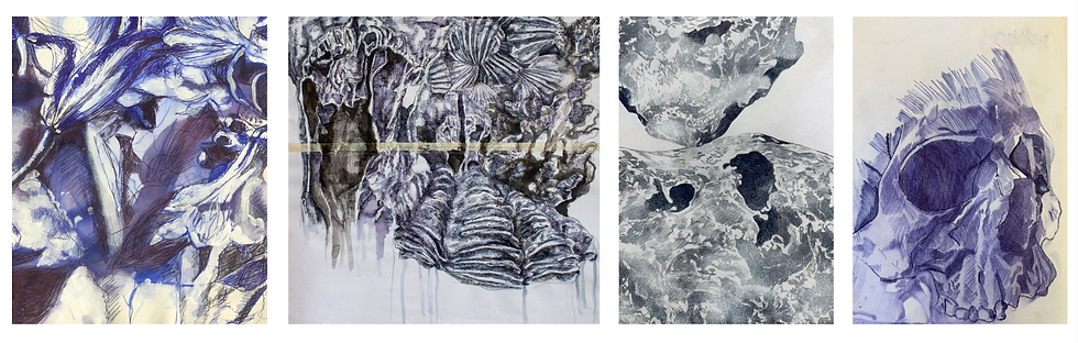 Expressive Drawing with Biro & Hairspray