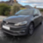 Grey Volkswagen Golf car detailing Edinburgh
