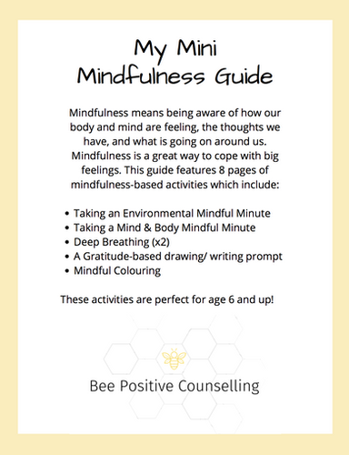 Mindfulness Guide.pdf Printable PDF: Mini Mindfulness Guide | Bee Positive
