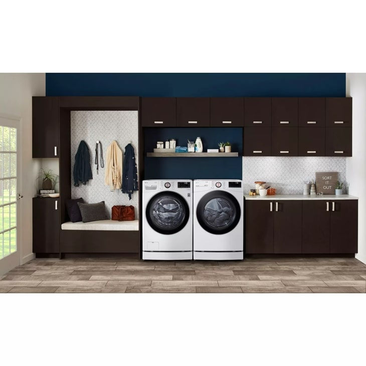 Thumbnail: LG DLEX4000W - 7.4 cu. ft. Ultra Large Capacity Smart wi-fi Enabled Front Load Electric Dryer with TurboSteam™ and Built-In Intelligence