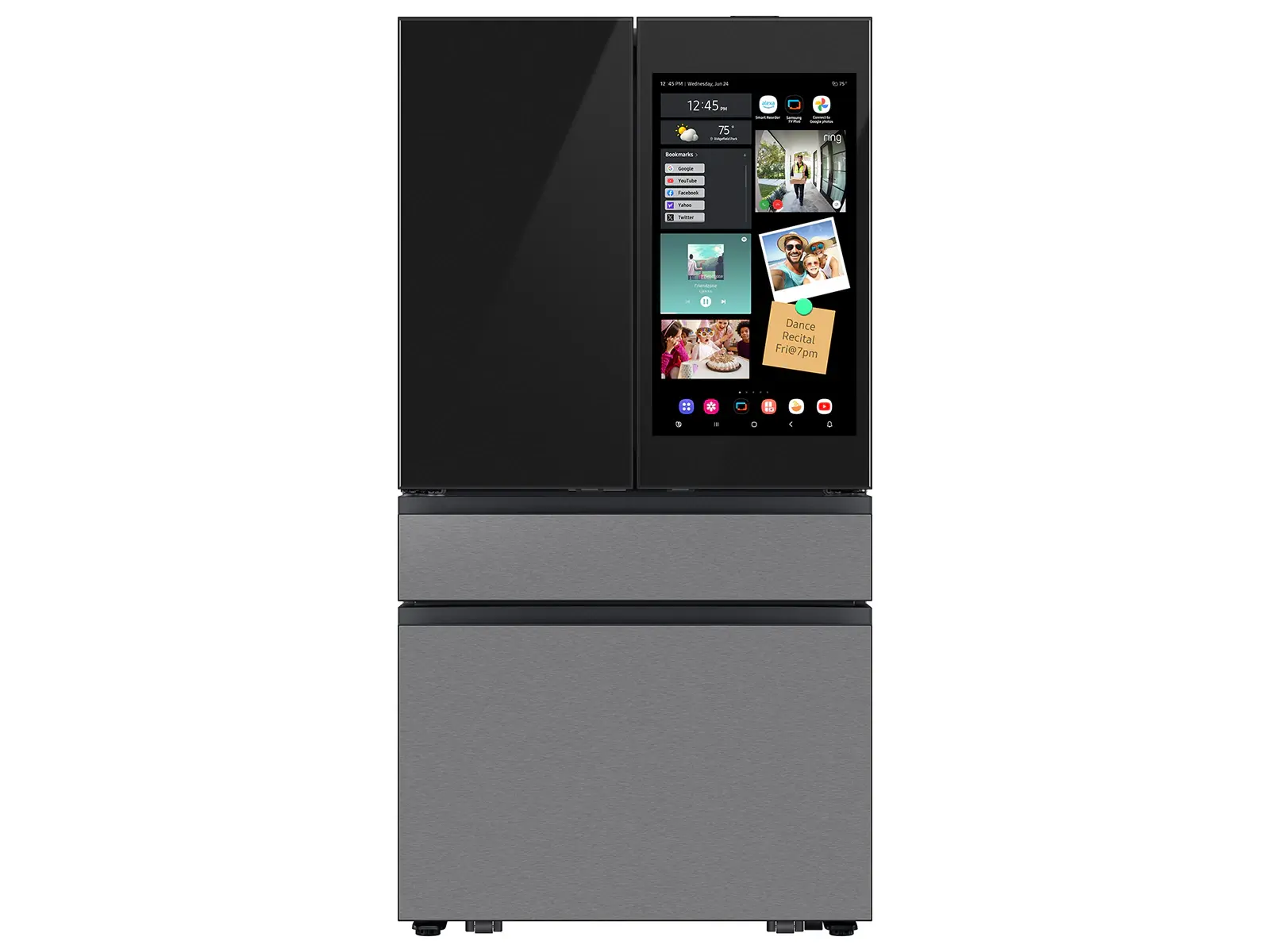 Bespoke AI 4-Door French Door AI Family Hub™ | AI Vision & Inner Beverage Center