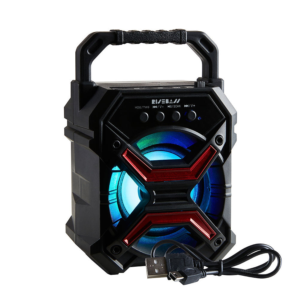 Thumbnail: Portable Wireless Bluetooth Speaker with TWS Function - Rechargeable Bluetooth S