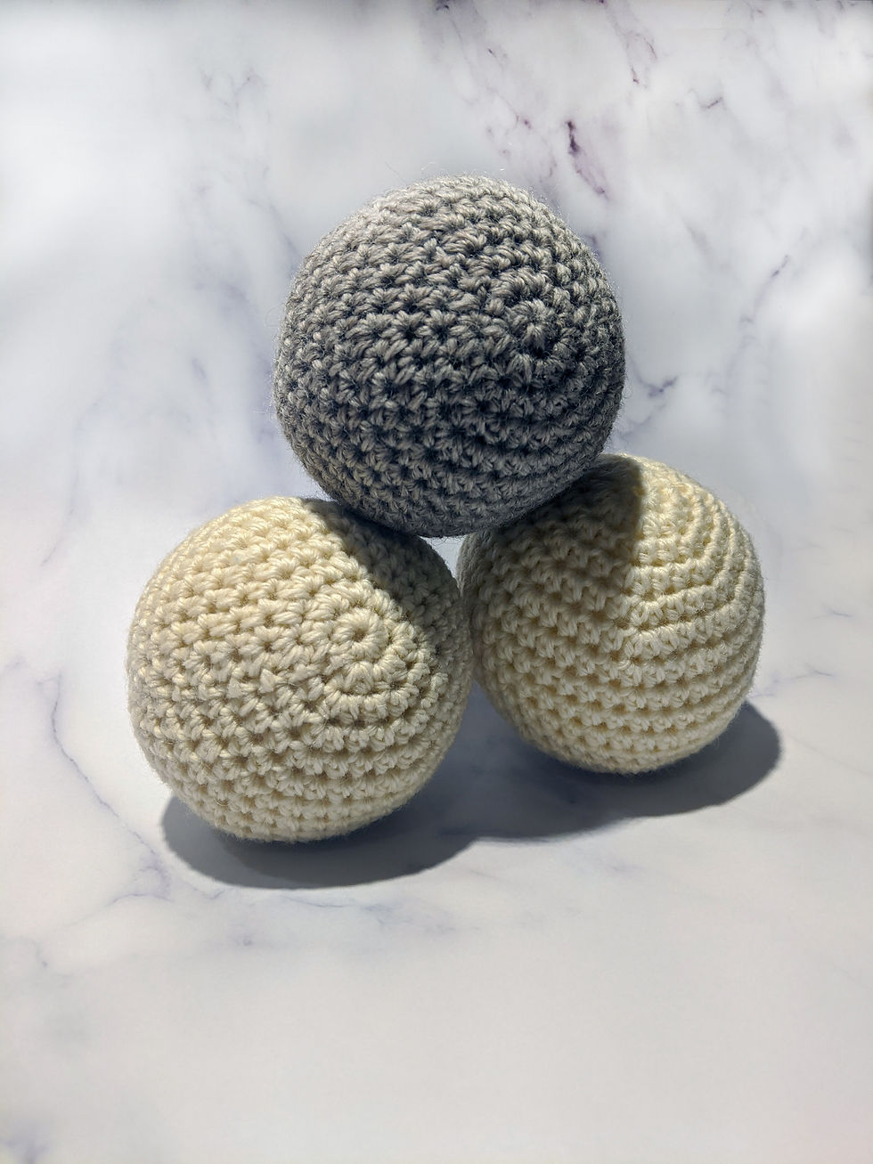 100% Wool Crocheted Dryer Balls