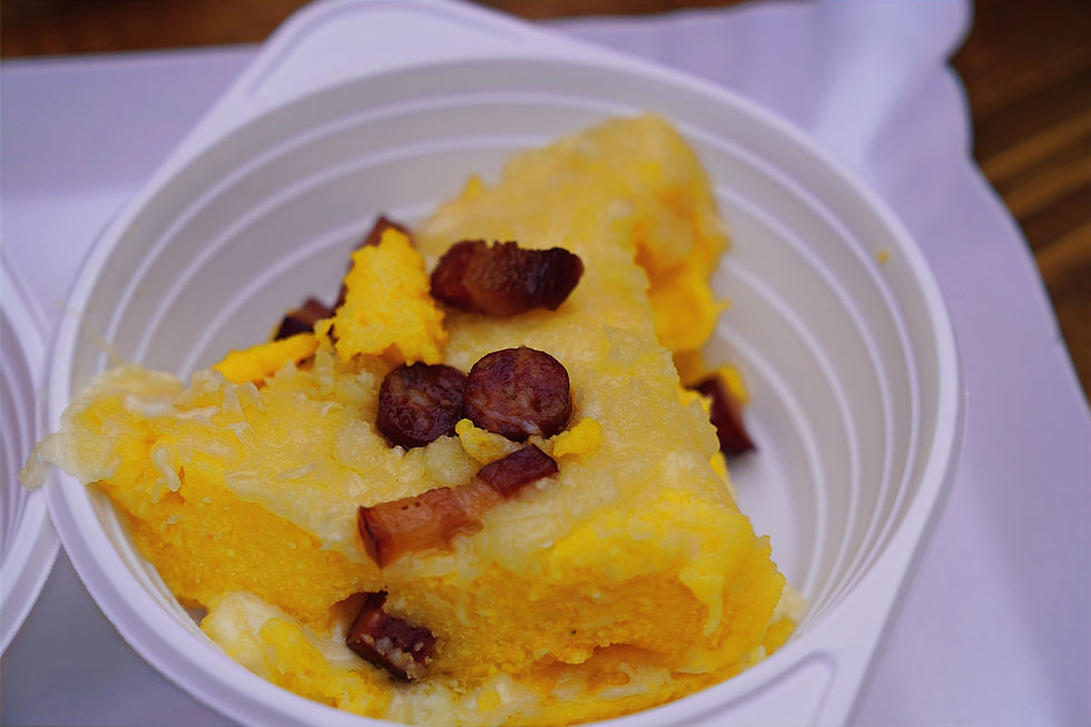 Mamaliga at a Romanian Christmas Market