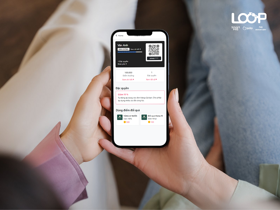 Tích điểm, đổi quà và phân hạng thành viên của Peko Rewards Hub (LOOP)