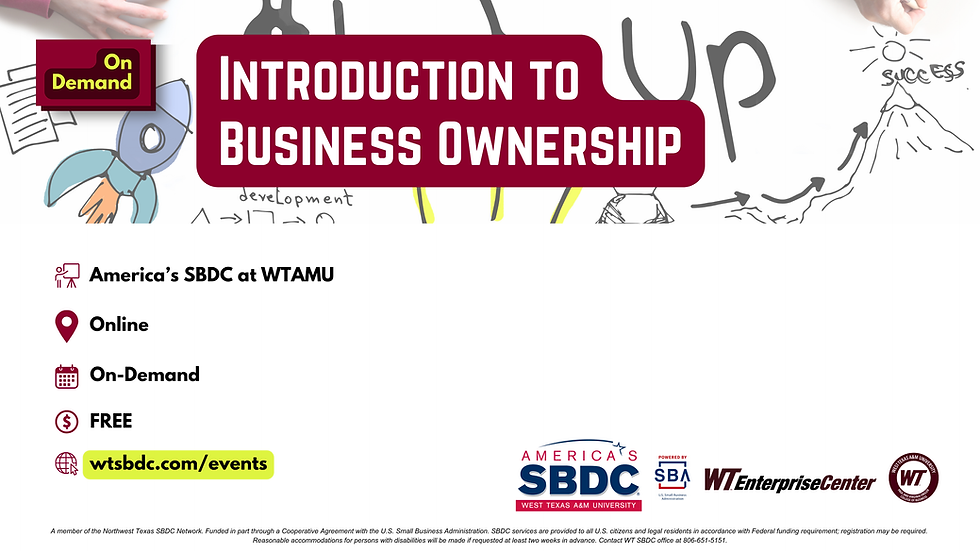 Introduction to Business Ownership - On Demand