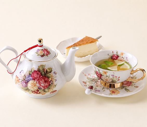 Western Dessert & Tea Set