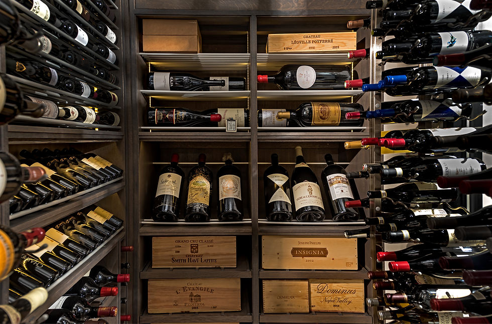 luxury wine cellar