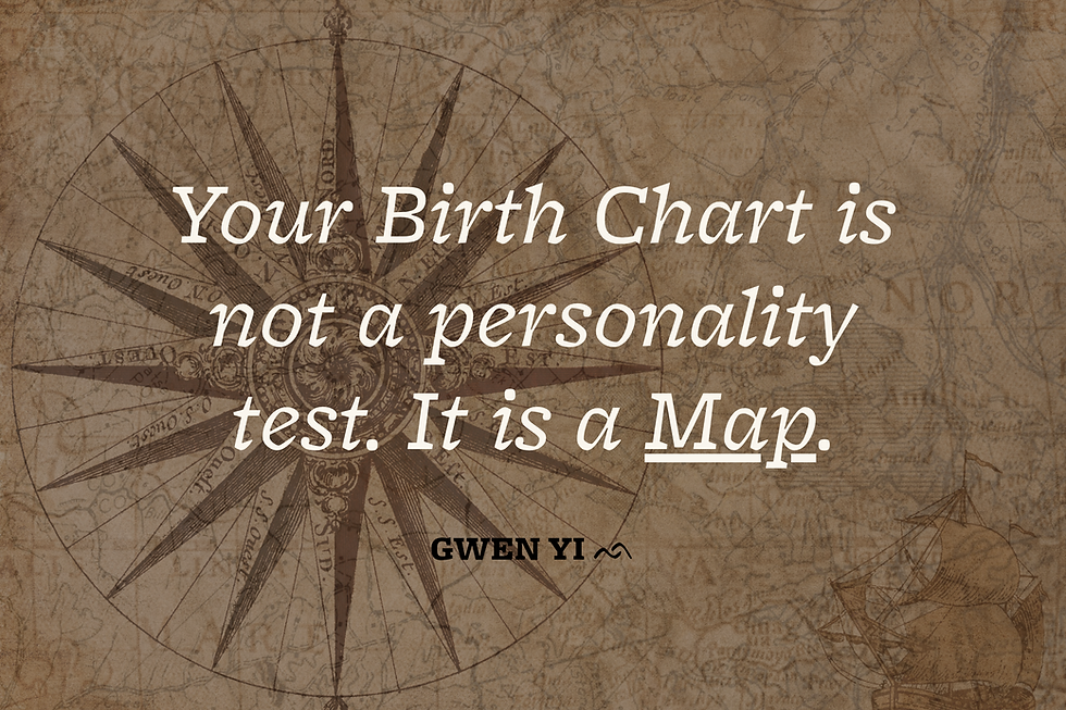 Your Birth Chart Is Not a Personality Test — It's a Map.
