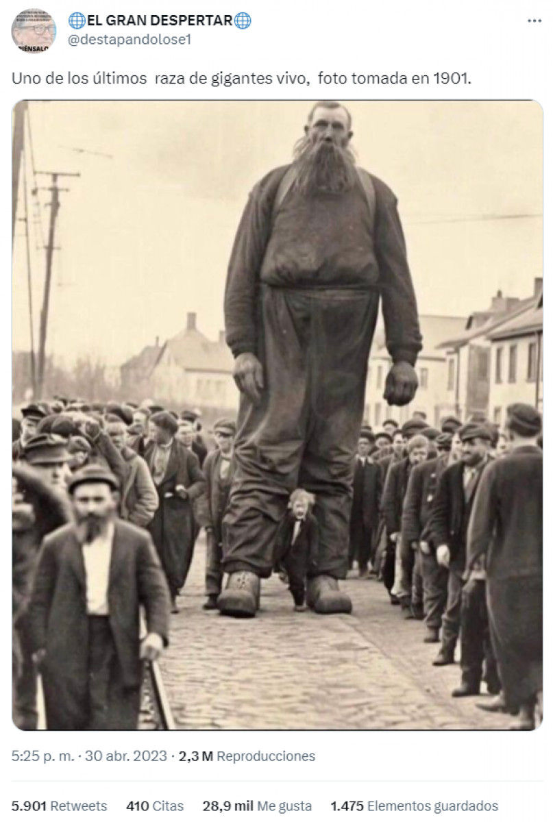 YES, This Is A REAL Picture Of A Giant