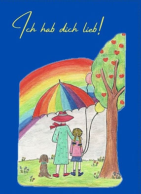 Karin Ledermann Karte Ich habe dich lieb
