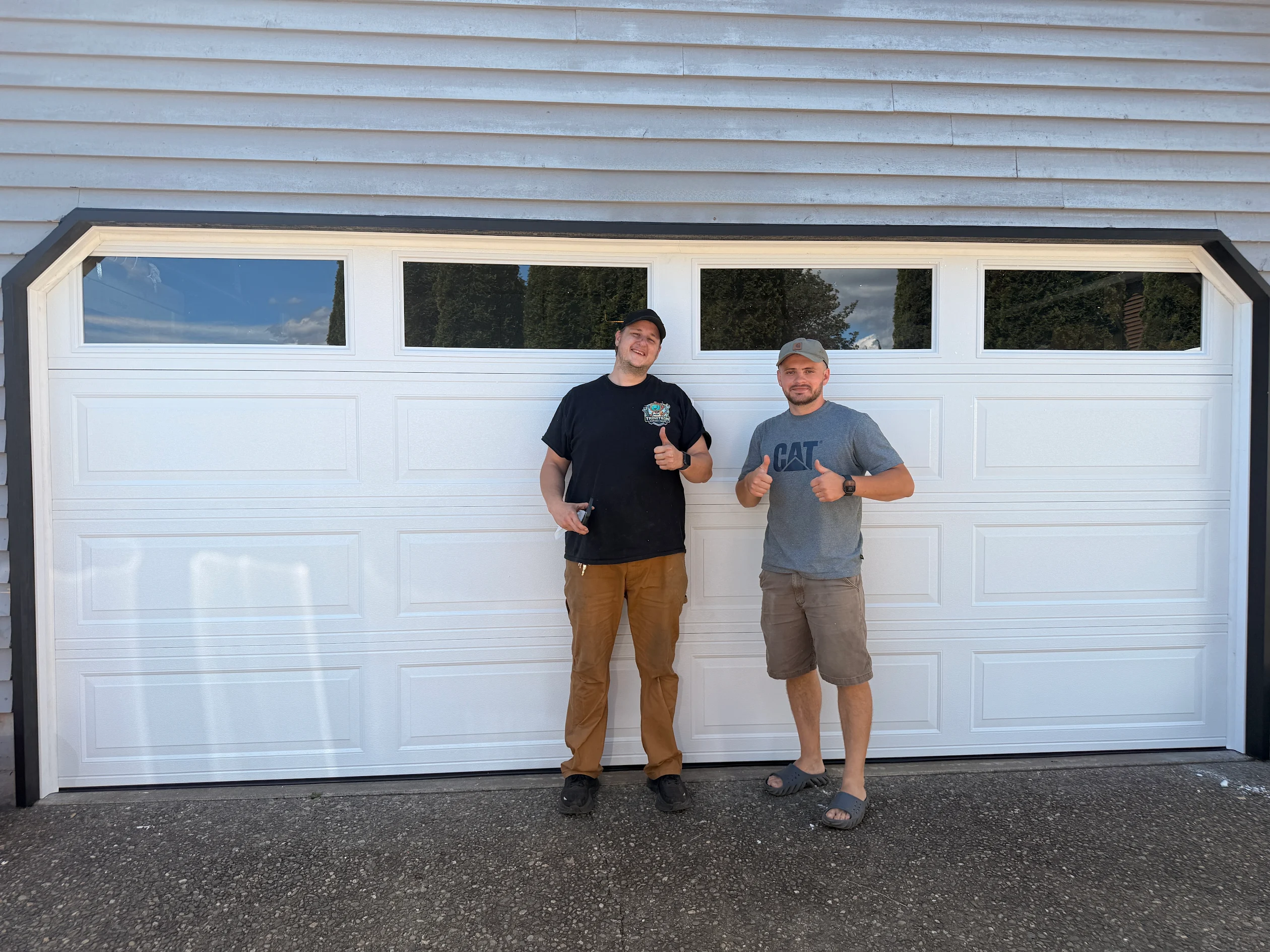 After the garage door work documented in Viktoriya’s Lake Stevens job story