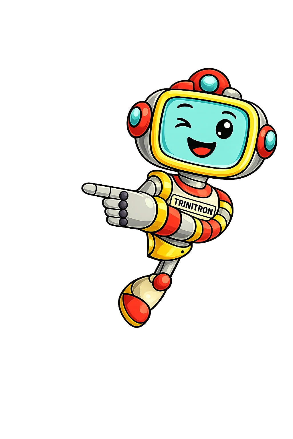 Trinitron helper robot