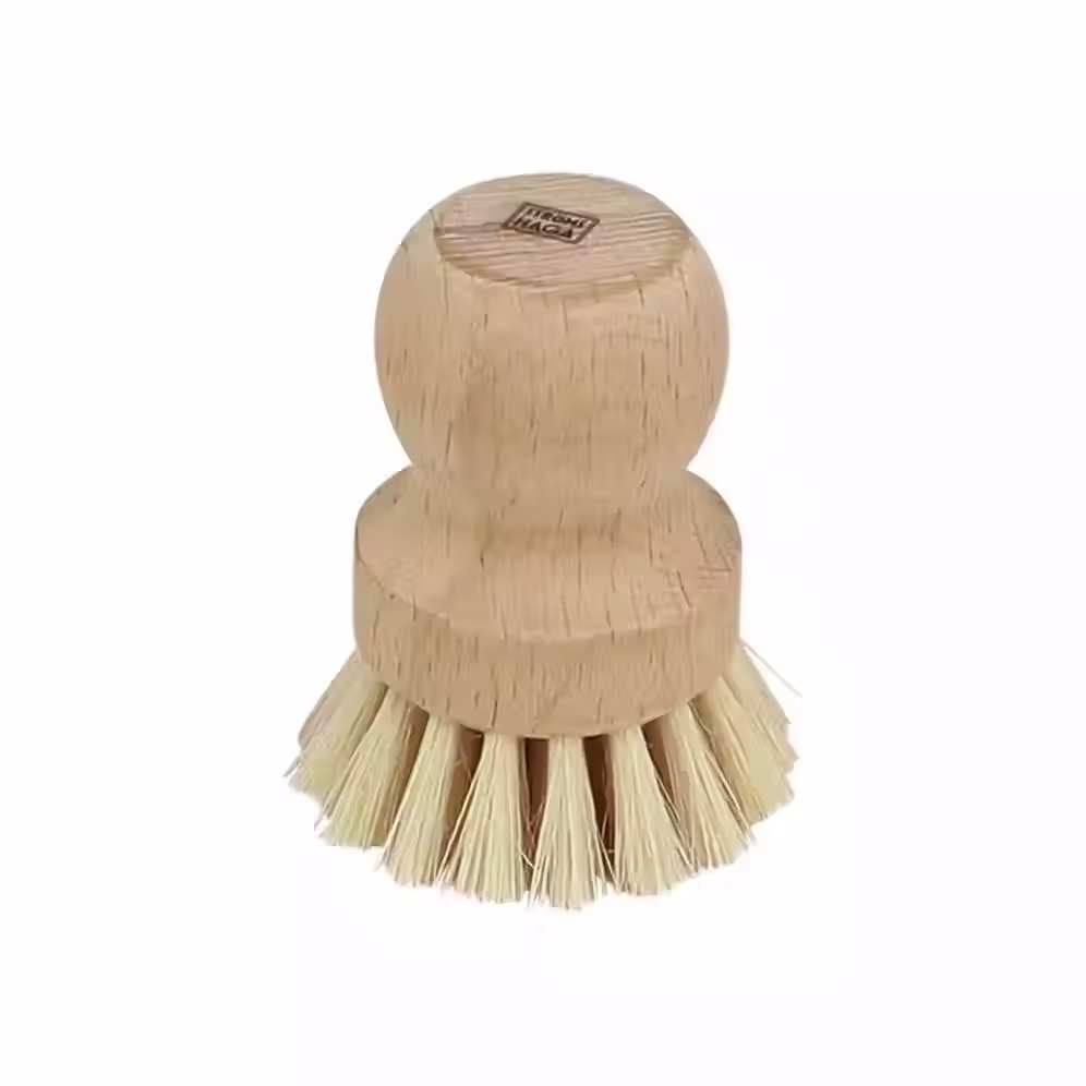 Brosse vaisselle bois hêtre fibre végétale compacte Strömshaga fond blanc