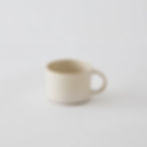 Tasse café grès émaillé réactif crème Ø8 cm H6 cm 20 cl faite main Portugal pièce unique Tell Me More slow living 1
