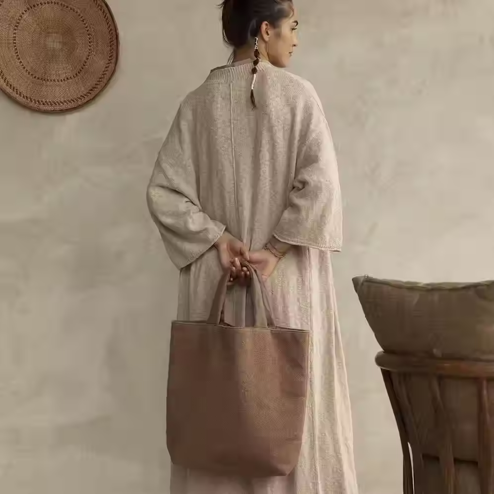 Sac à Main Cabas Baya Laine Teddy Chocolat Anse Mains – Monk and Anna