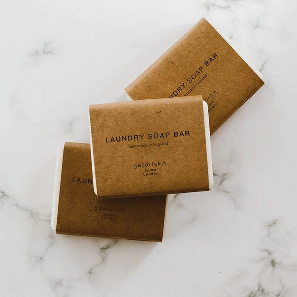 Savon détachant naturel lessive huile de coco Goldrick Natural Living pack trois