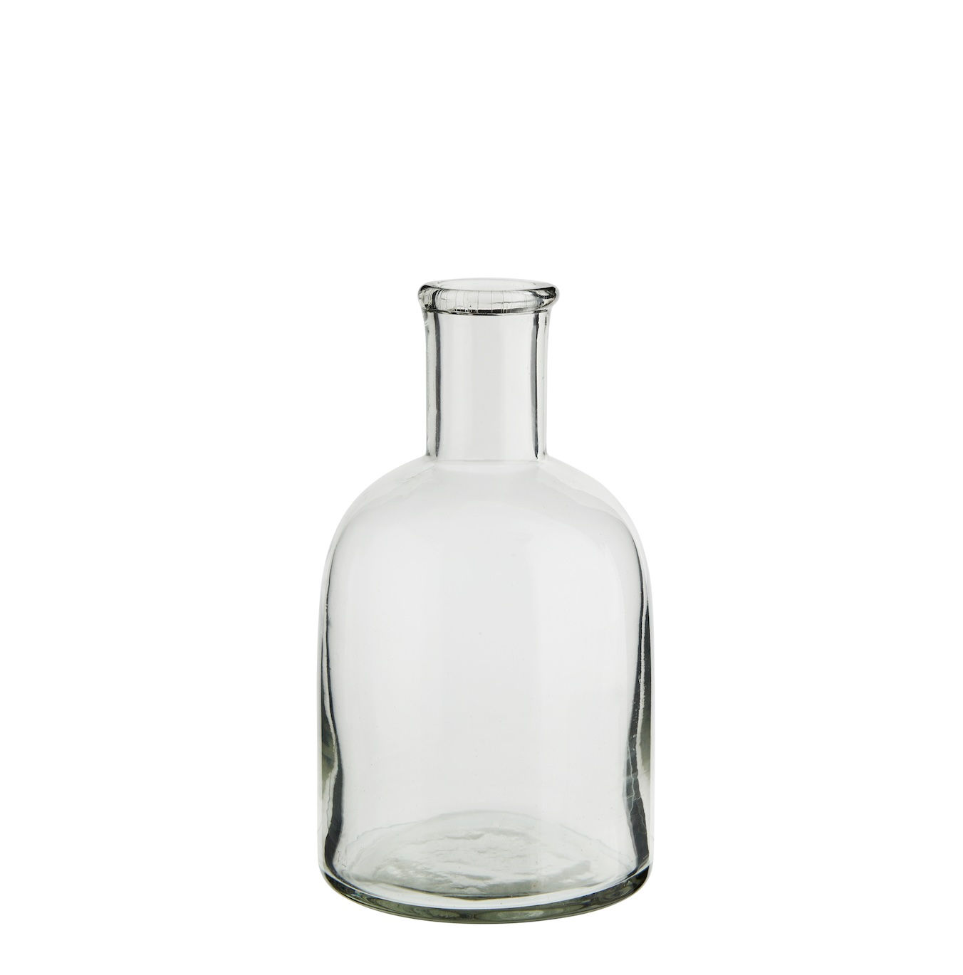 Vase verre transparent fait main Ø8×16 cm 45cl décoration florale bouquet slow living intérieur naturel Madam Stoltz vue 1