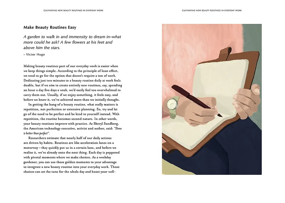 Miniature : Pages intérieures Aesthetics of Everyday Work – exercices slow living
