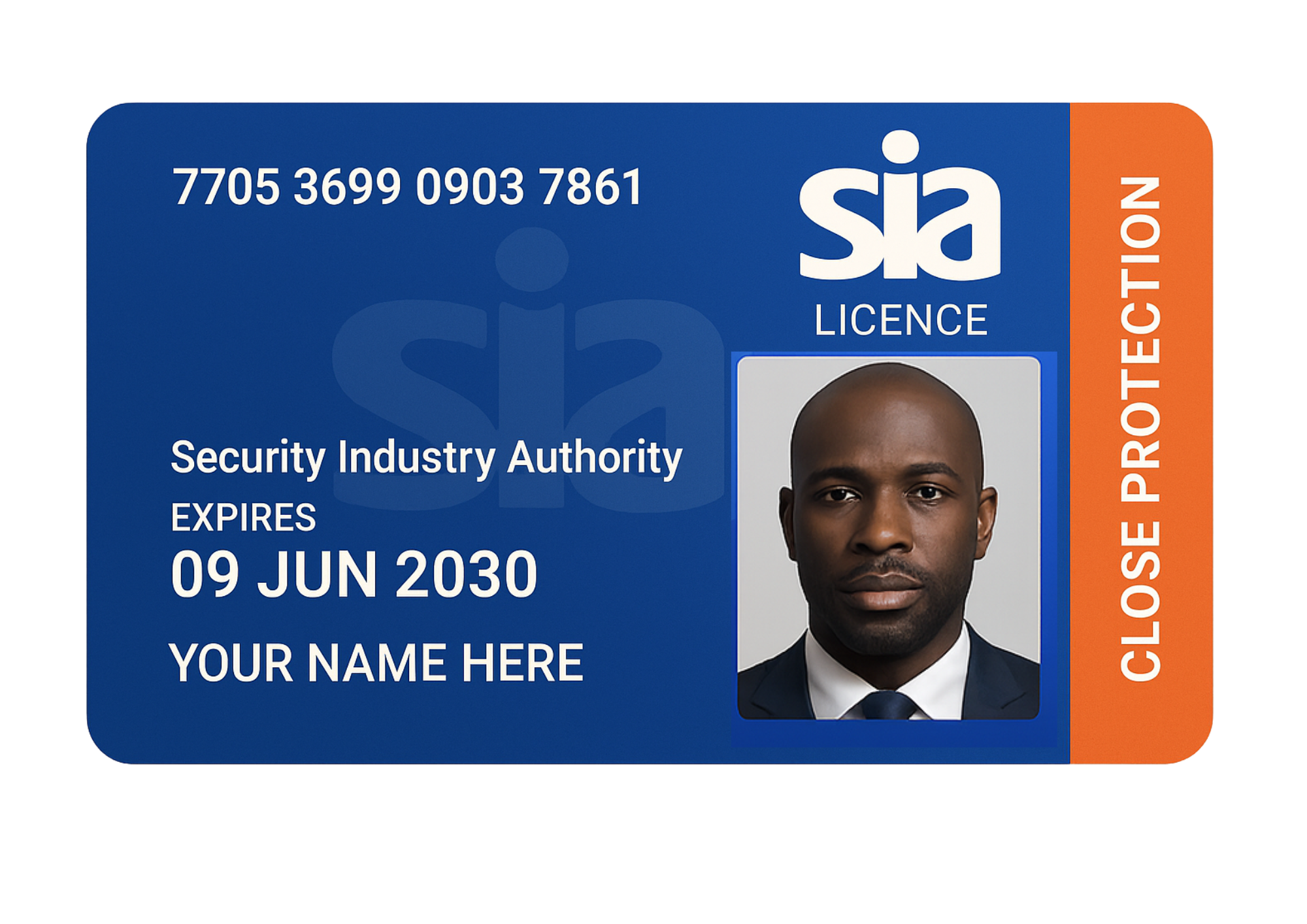Close Protection SIA licence