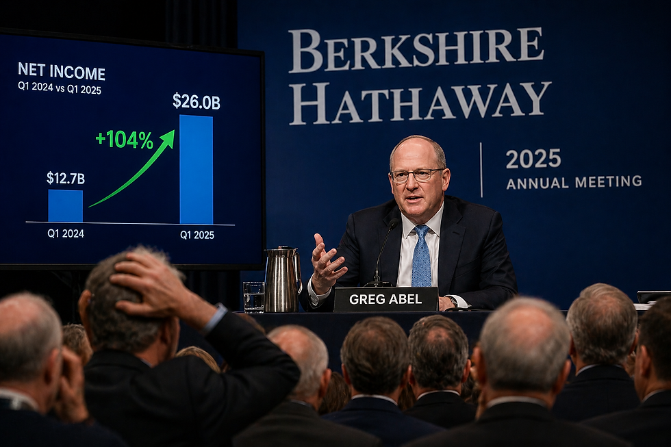 Berkshire winstverdubbeling verrast beleggers, dit zegt Abel op de jaarvergadering