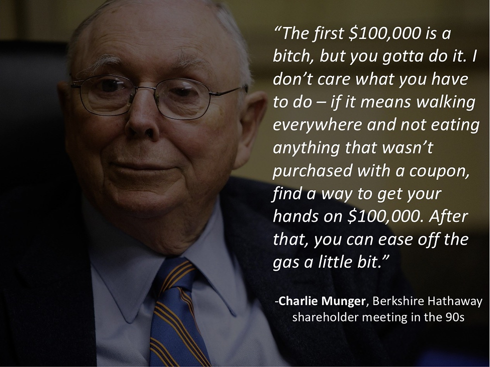 Charlie Munger tijdens de Berkshire Hathaway aandeelhoudersmeeting in de 90's: