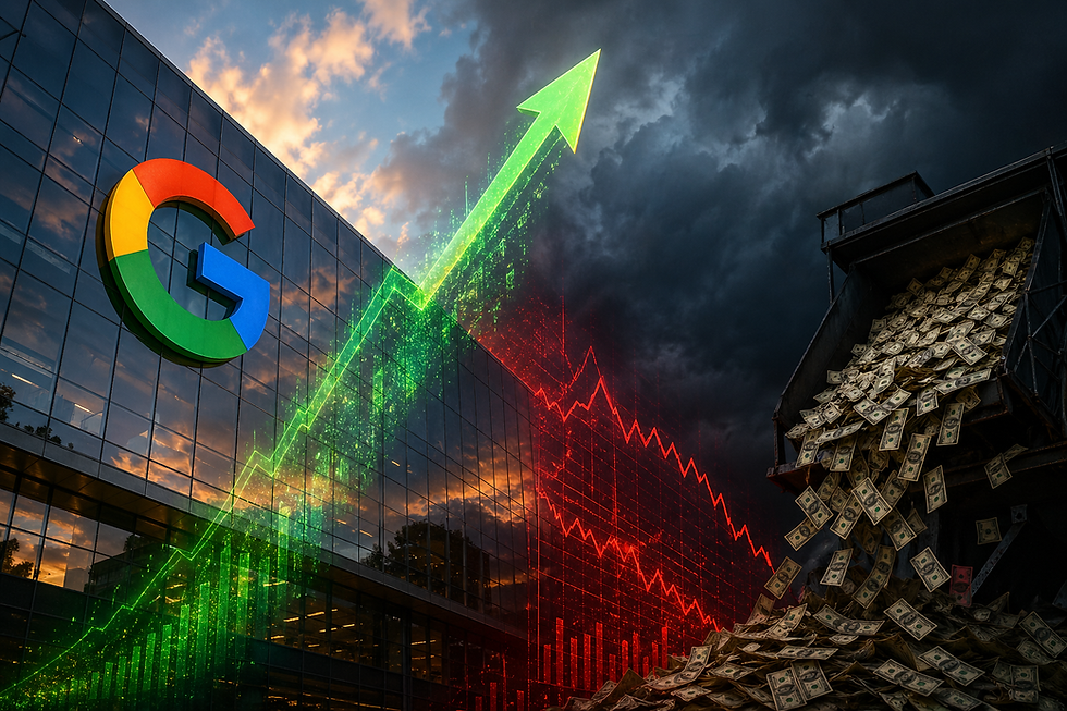 Alphabet knalt omhoog op AI cijfers: groei explodeert, maar cashflow onder druk
