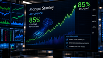 Morgan Stanley ziet 85% stijging: dit AI-aandeel kan vlak voor de cijfers exploderen