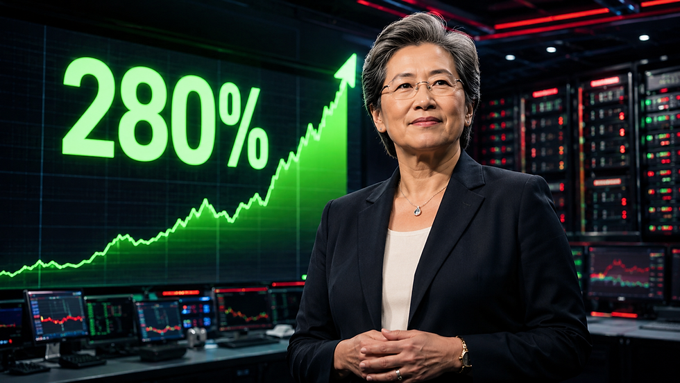 AMD steeg 280%: Lisa Su moet nu met beter nieuws komen