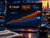 Claude AI-portefeuille verslaat S&P 500 met 9% en iedereen kan live meekijken