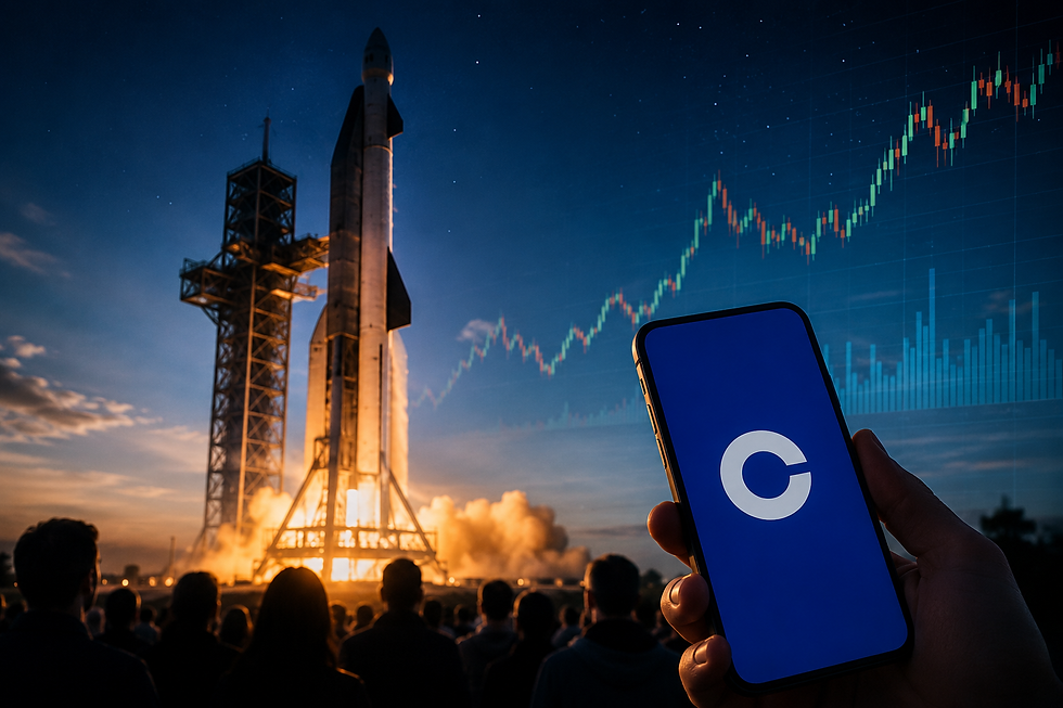 SpaceX kopen voor de massa: Coinbase opent pre-IPO deur met groot risico