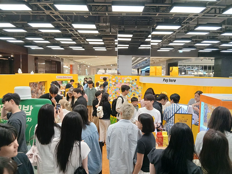 The Kkobak Kkobab Pop-up at The Hyundai Seoul (Photo provided by the interviewee)